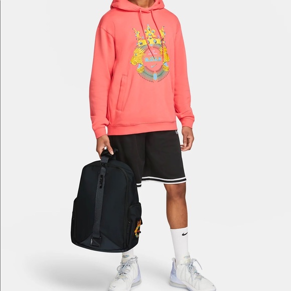 Nike LeBron Backpack Max Air Strap Black DB2479 (25L) - Picture 3 of 13